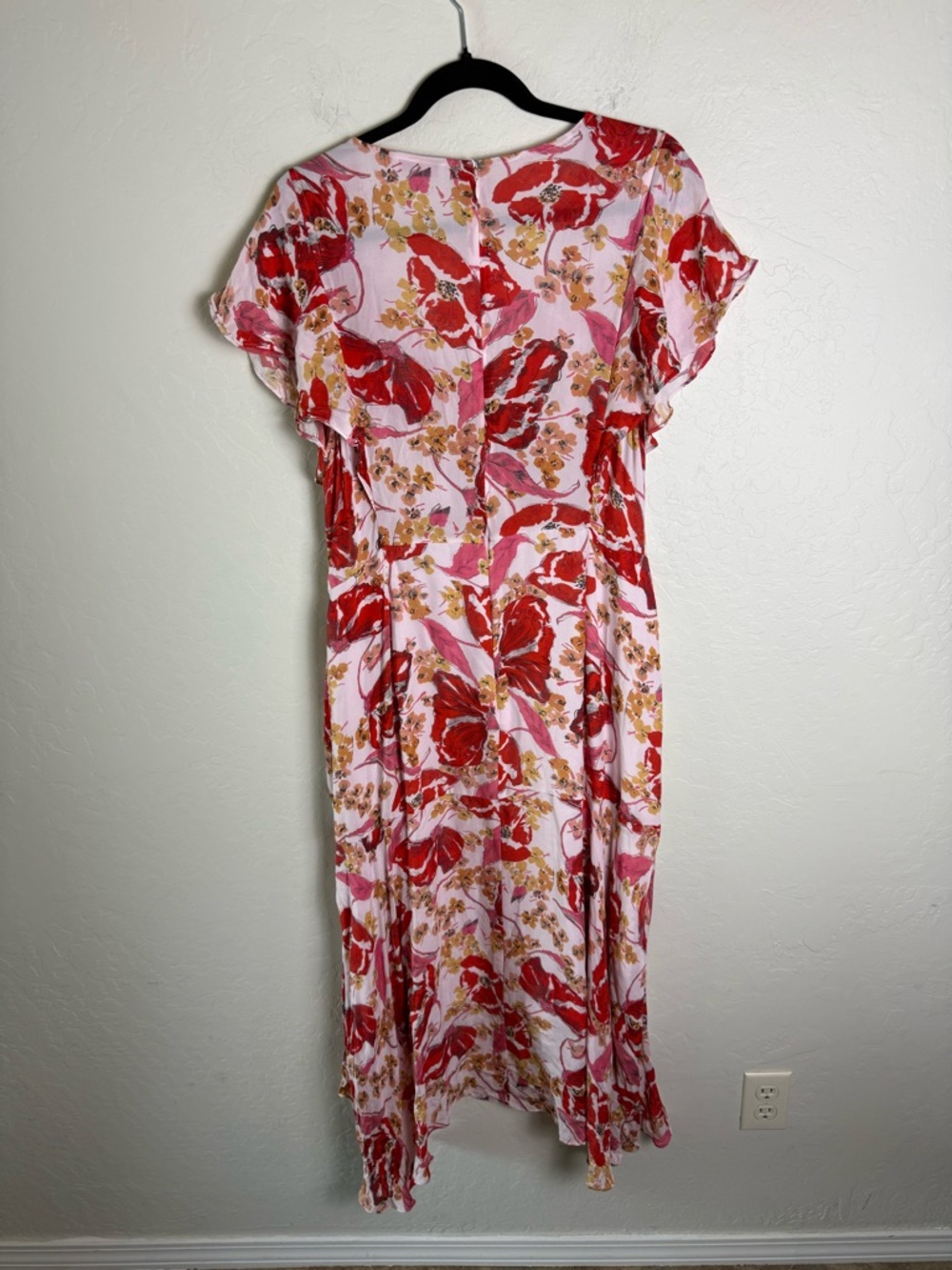 Parker Vivi Dress Silk Floral Dress 16 - Picture 8 of 15